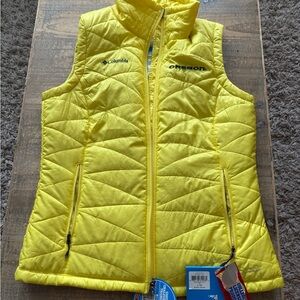 Columbia Yellow Quilted Vest